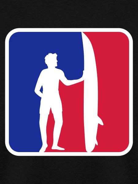 Surfer Blau Rot