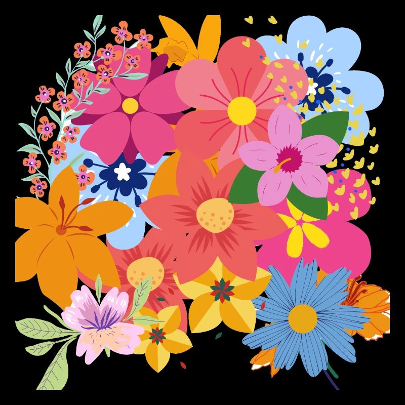 Spring flower bouquet