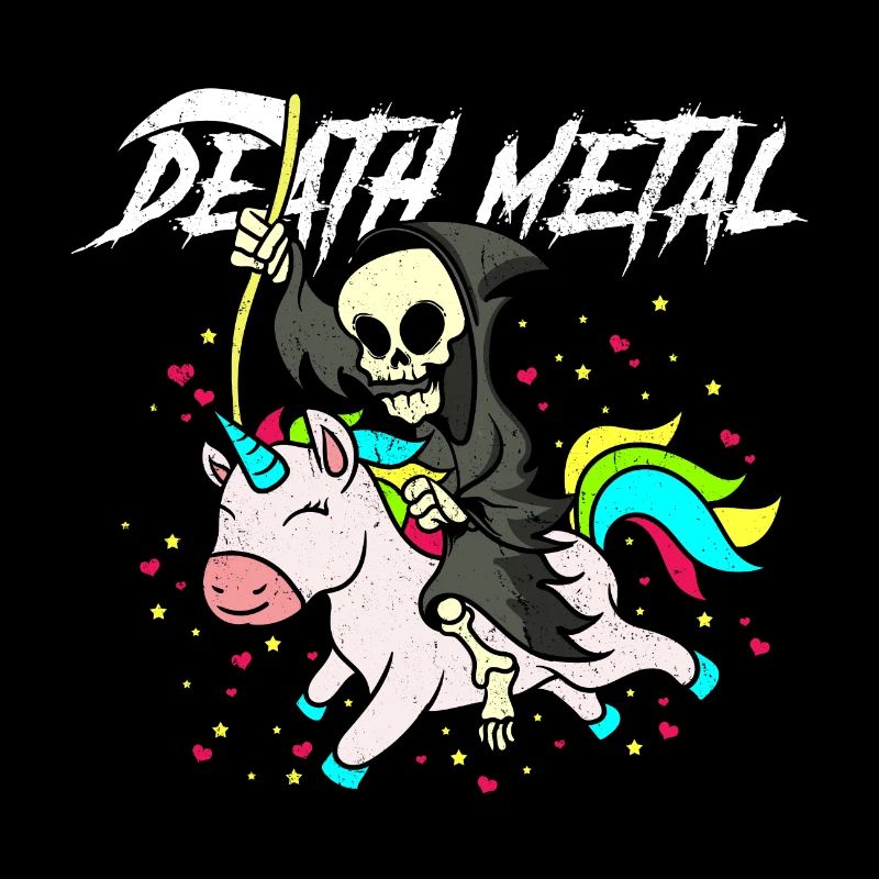 Death Metal Einhorn