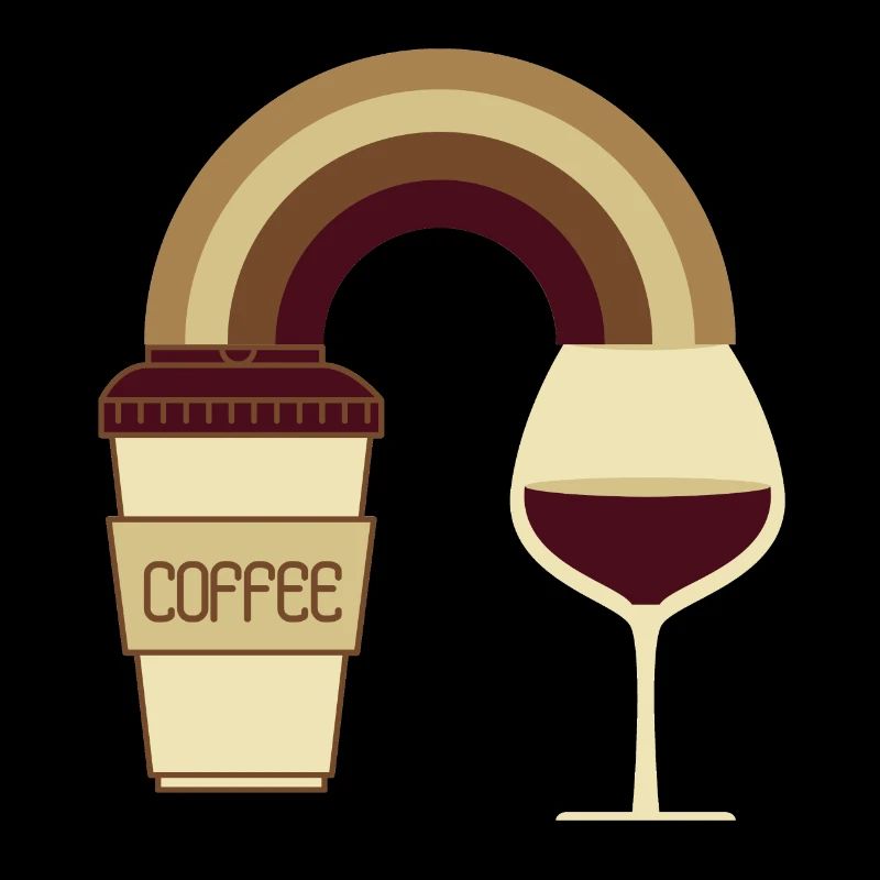 Kaffee und Wein