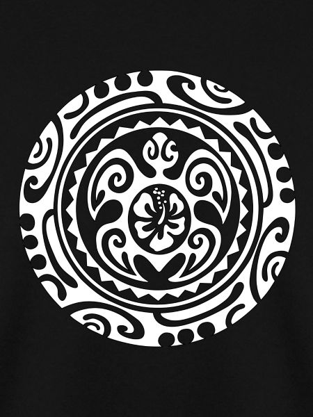 Maori Medaillon8 weiß