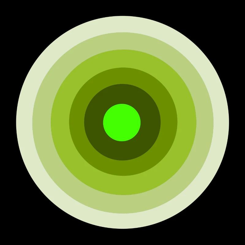 grüne Zielscheibe