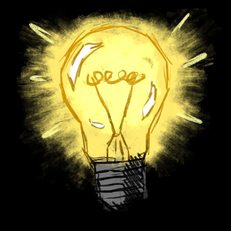 Leuchtende Lampe