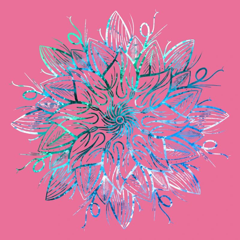 Mandala - Blau