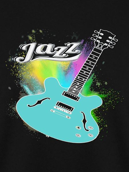 Jazz Guitar Splash Blue
