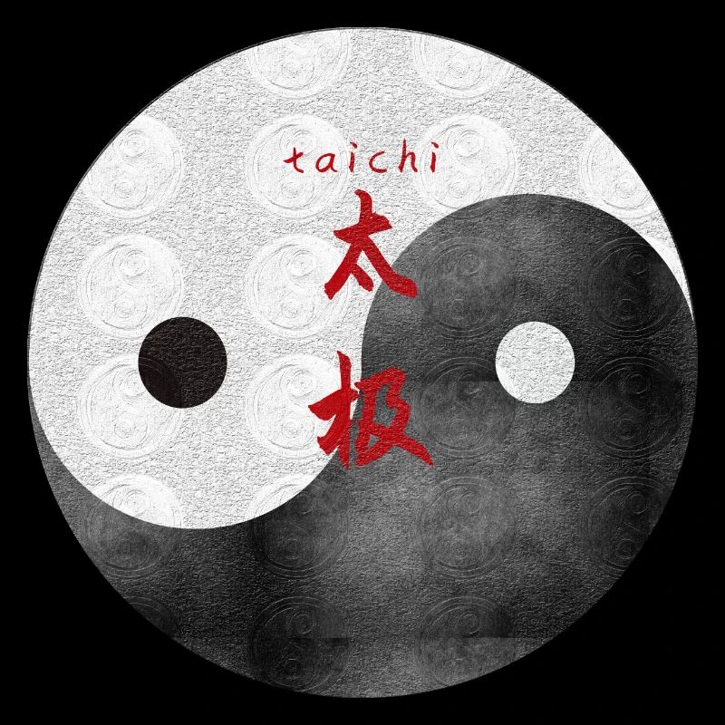 Geschenk elegantes Design Taichi-Motiv