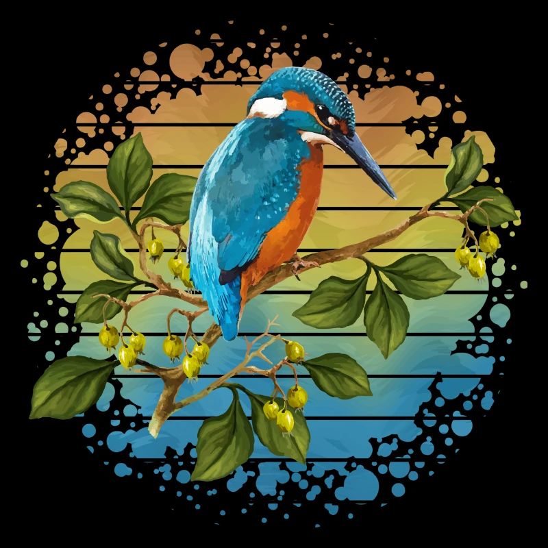 Bunter Vogel