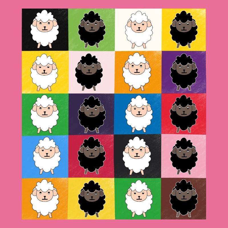 Patchwork sheep