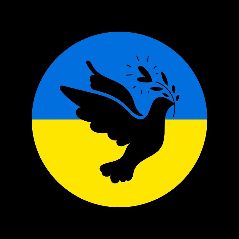 Friedenstaube für die Ukraine