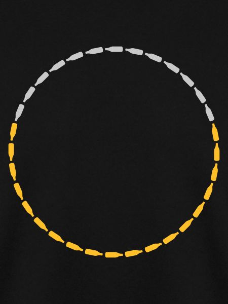 Circle frame beer bottles