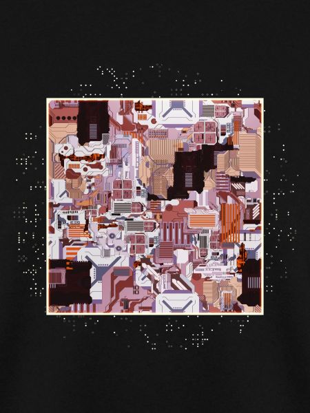 Brown Stylized Motherboard