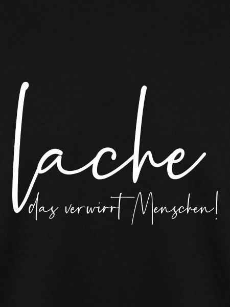 Lache das verwirrt Menschen