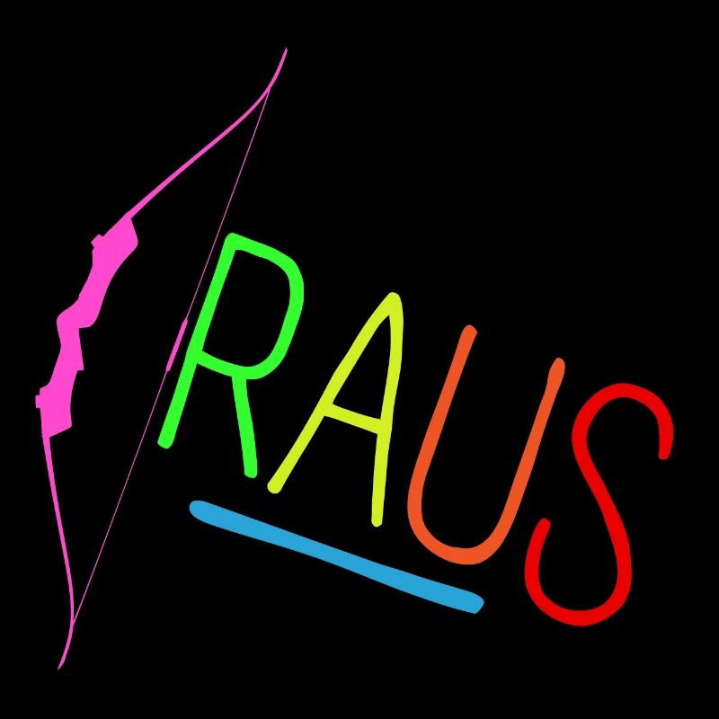 Bogen Raus Bunt