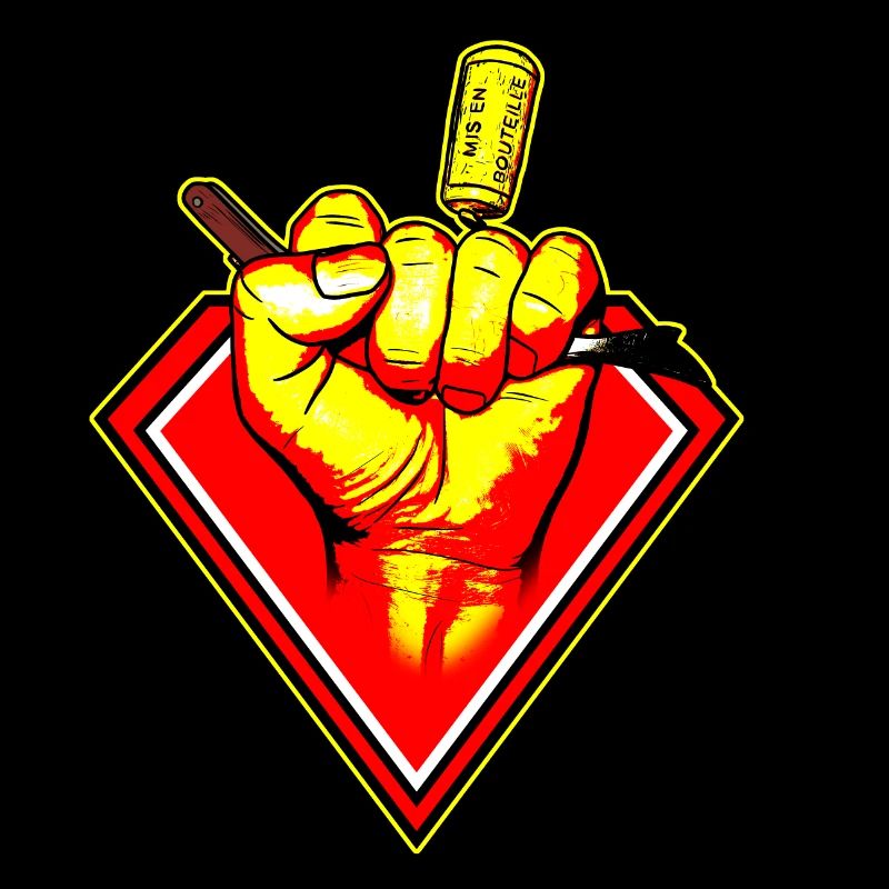 Bad Boy Hand gelber Sieg