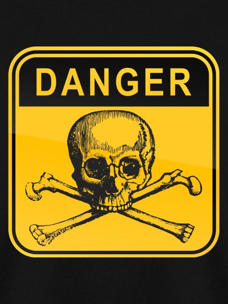halloween danger totenkopf