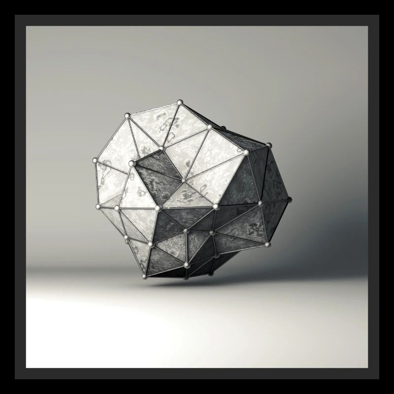 Marbled 3D structure