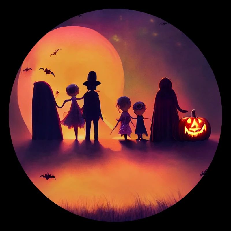 Halloween Familie