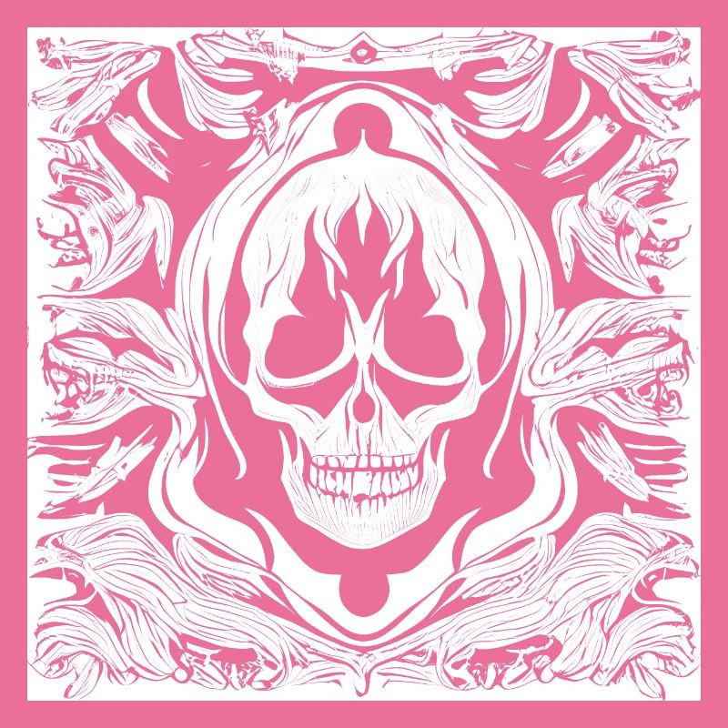 Halloween- oder Horror- Totenschädel mit Ornamente