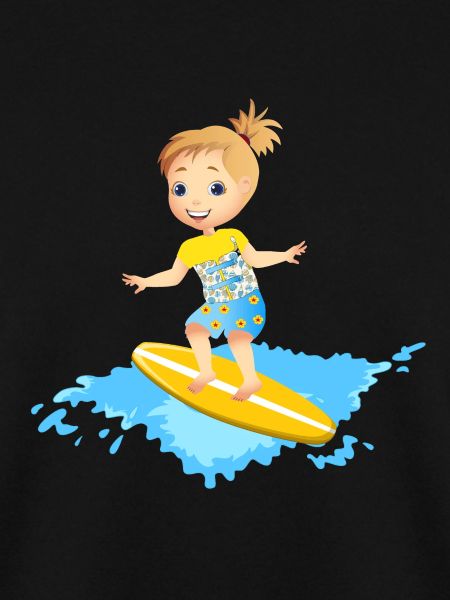 Surferin mit Korsett