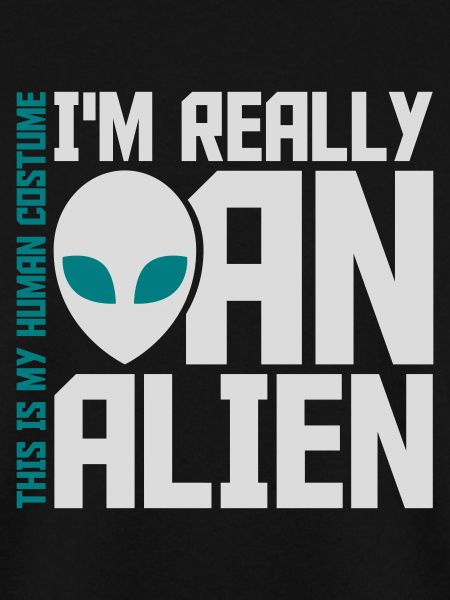 human costume alien Zitat