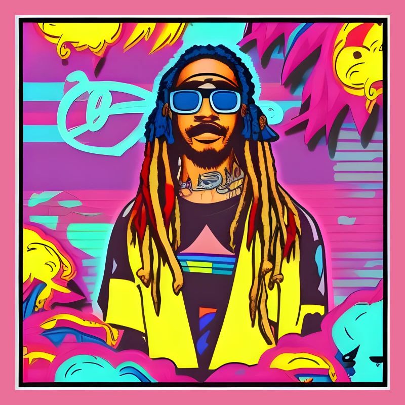Retrowave rastaman