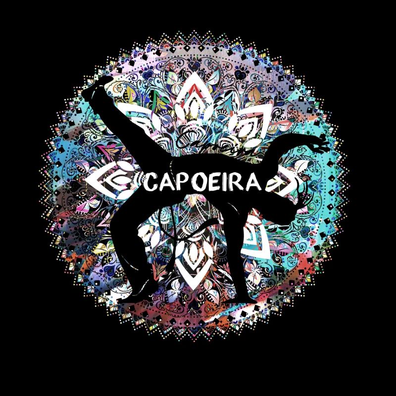 capoeira, mandala, colorful, pattern, orient, graffiti