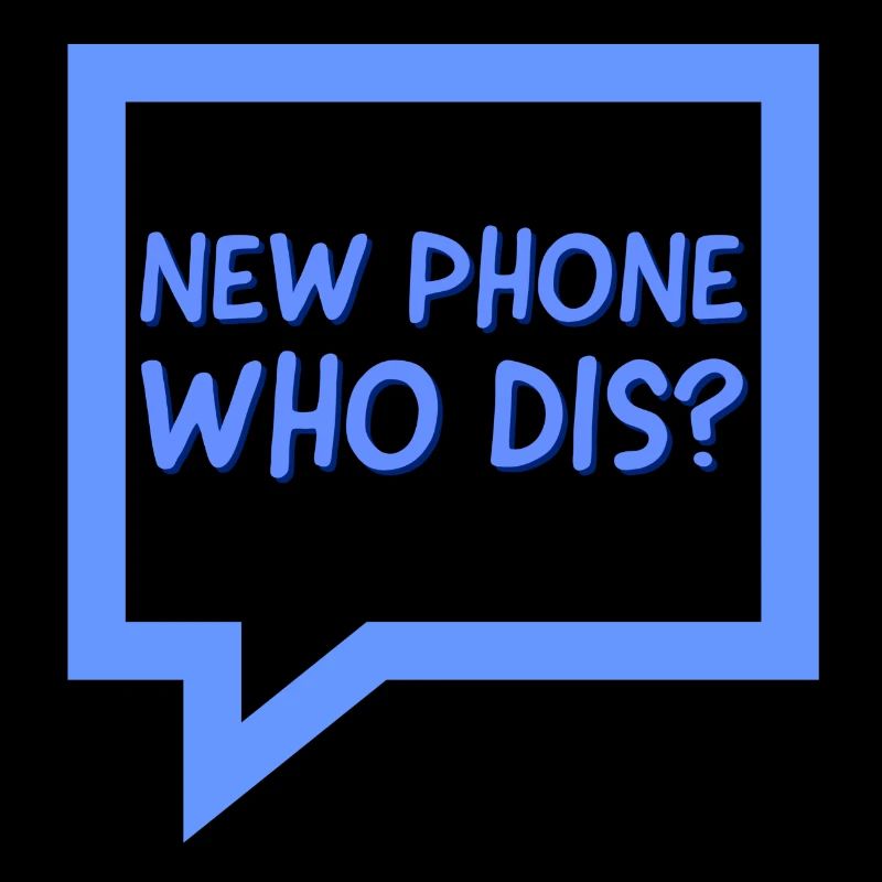 Neues Telefon, das dis