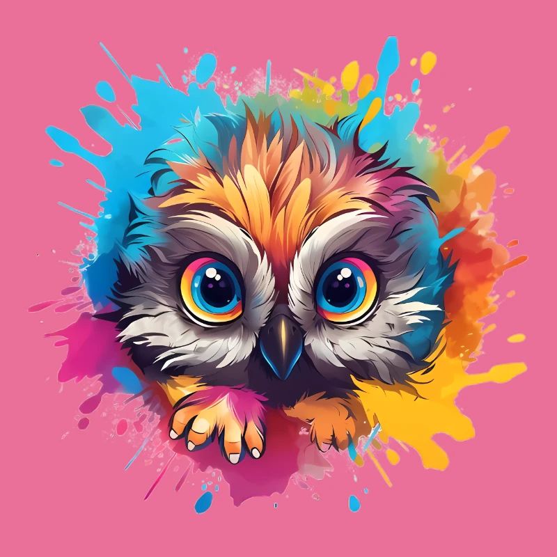 Niedliche Wachsame Eule | Nachtschwärmer Eule