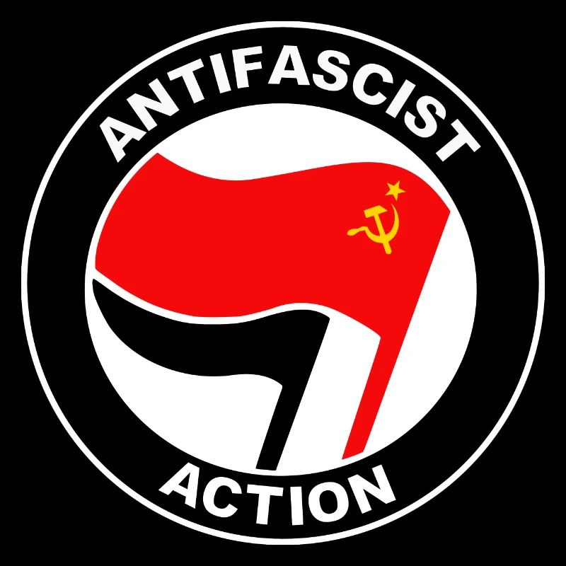 Antifaschistisches kommunistisches Logo