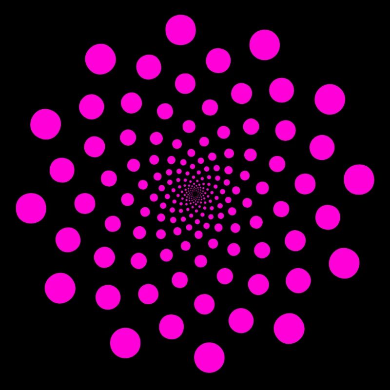 Om signe chakra fleur infini rose néon