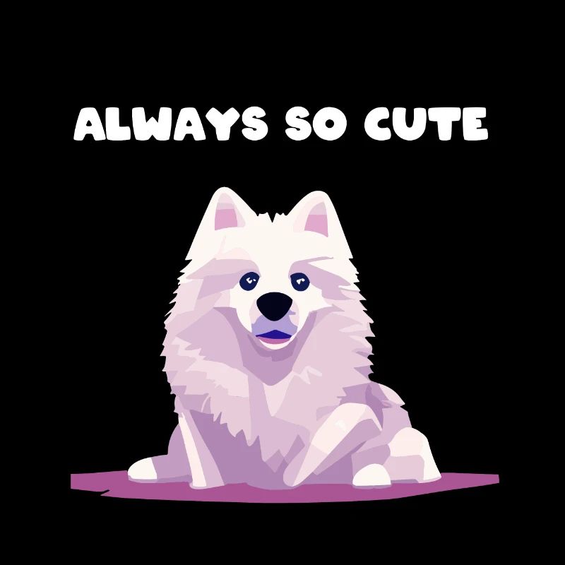 Samoyède chien mignon mignon mignon chien de traîneau mignon