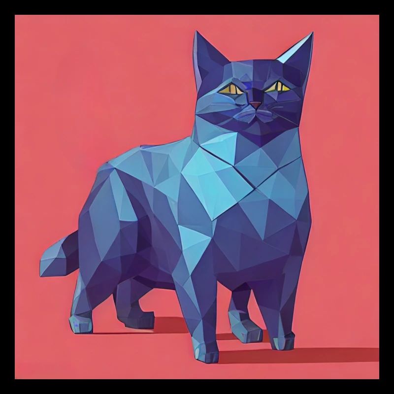 Origami-Katze