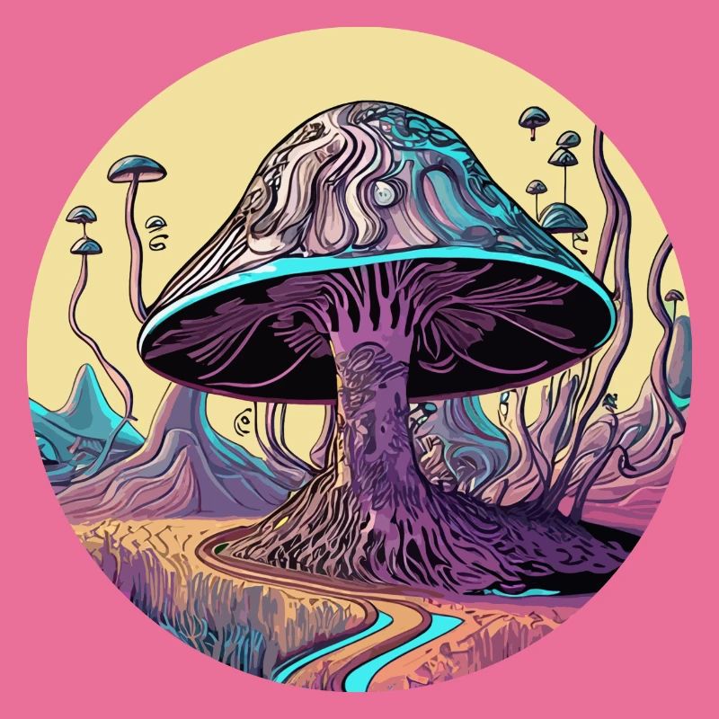 Psychedelisches Pilzbaumtal
