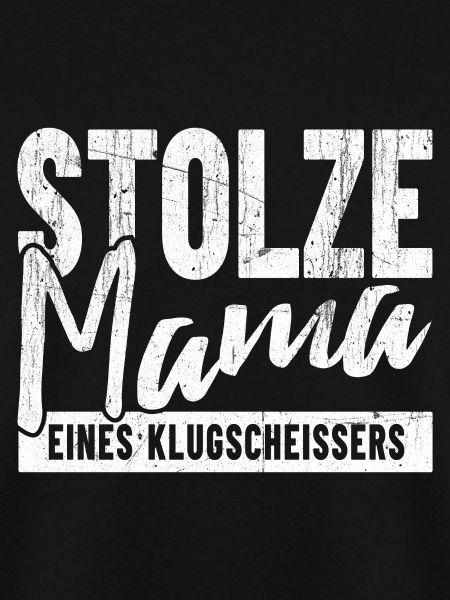 Stolze Mama eines Klugscheißers