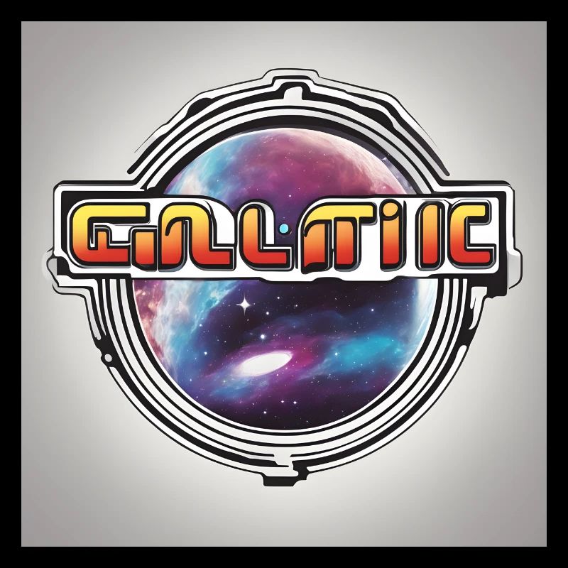 70er tshirt design galactic