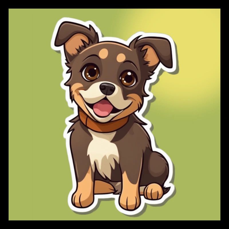 Dessin animé de chien 8