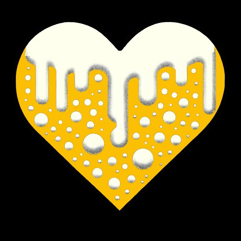 Bier-Liebe | Herz aus Bier