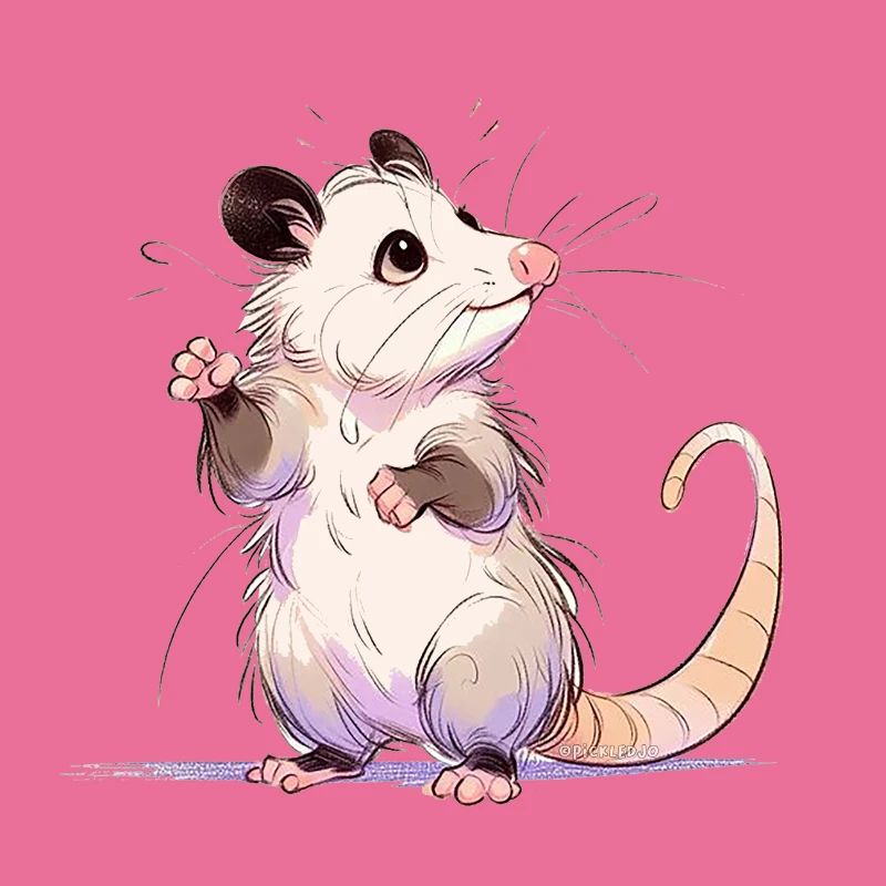 Verspieltes Opossum