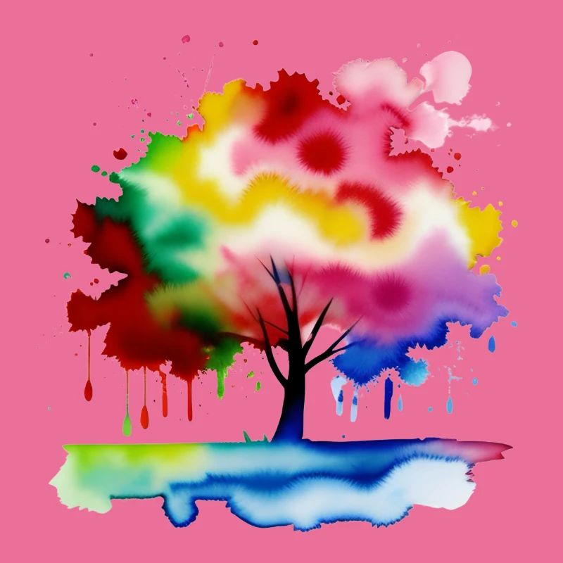 Baum - Farbspritzer