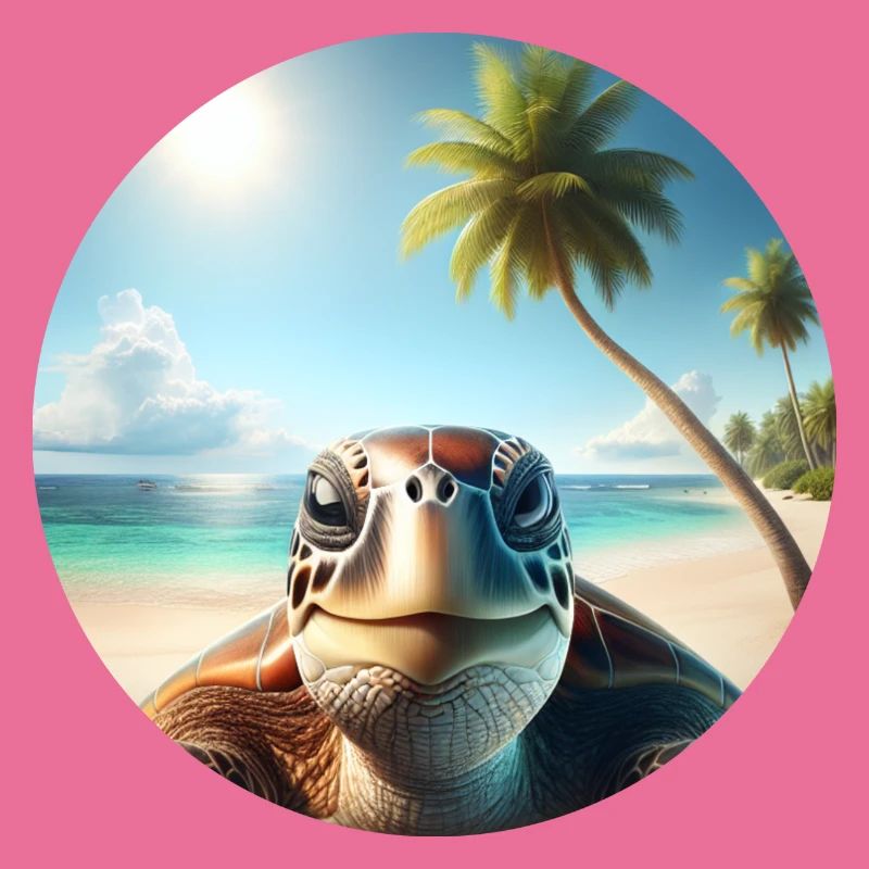 Lächelnde Schildkröte