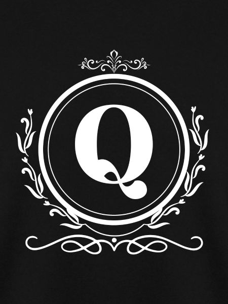 Buchstabe Q Dekoration