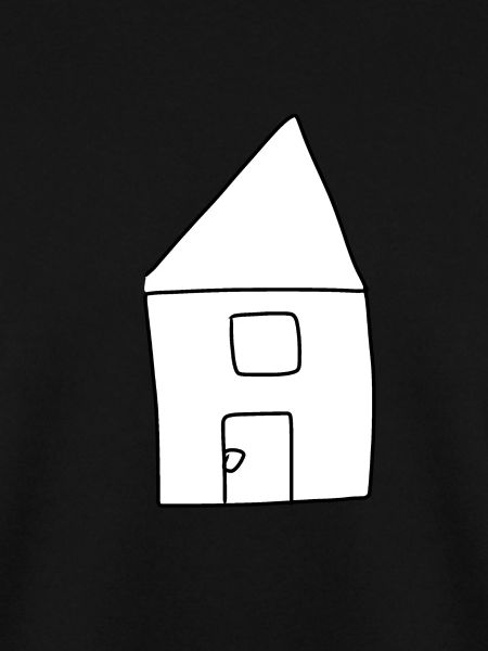 Haus Symbol Wohnen rot