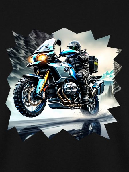 Motorrad nasse Fahrbahn