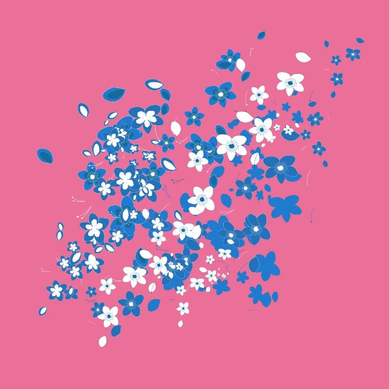 Blauer Sakura
