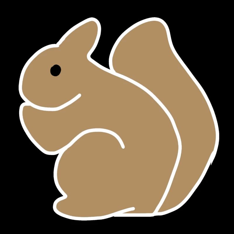 Eichhhörnchen Tiere Tier Symbol braun