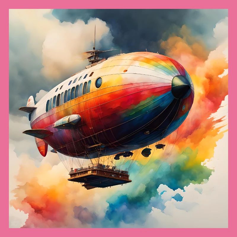 Zeppelin farbig