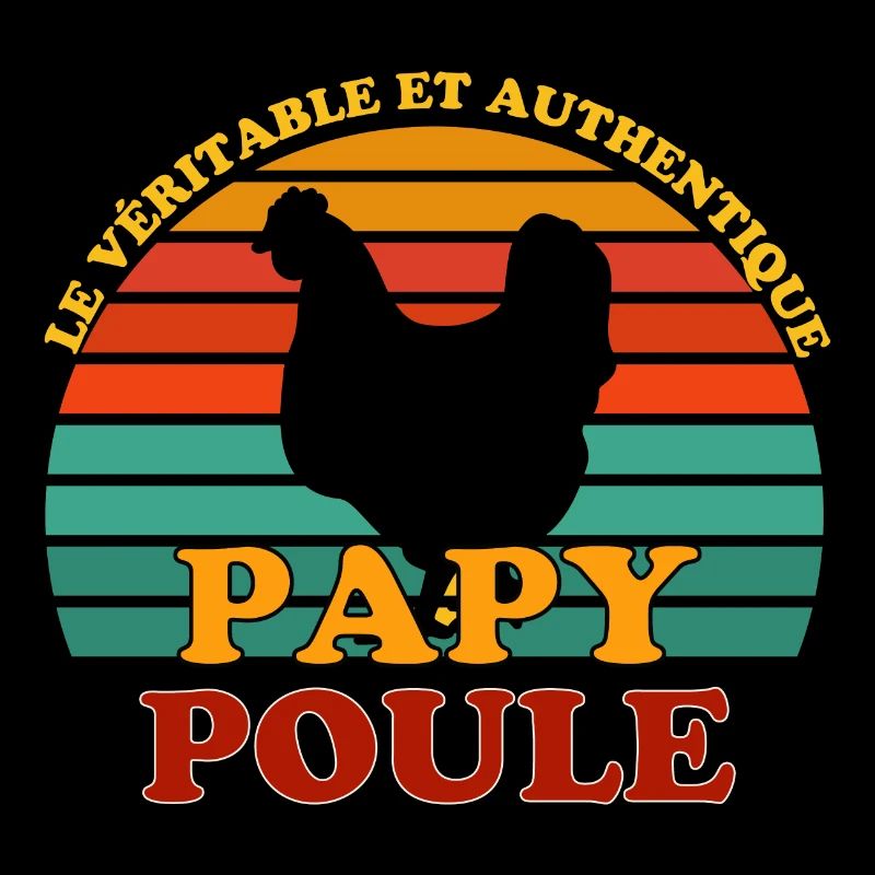 Die echte, authentische Papa-Henne