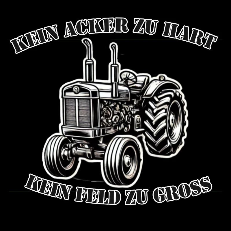 Traktor vintage – Kein Acker zu hart