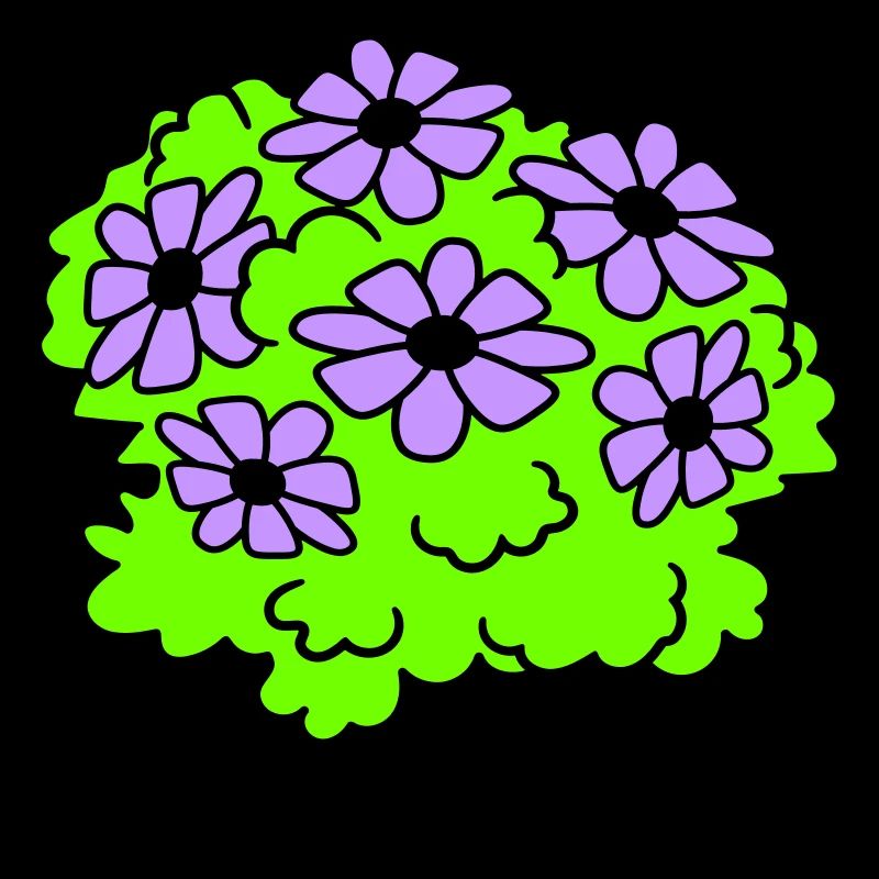 Jolie 6 Fleurs Arbuste Arbuste Fleurs Plante