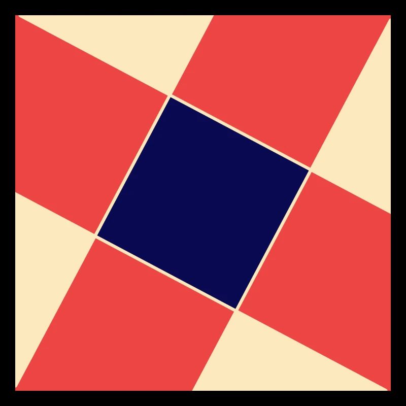 Multiple squares with different colors